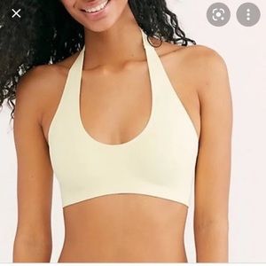 Free People Yellow Halter Bralette / Intimates Collection